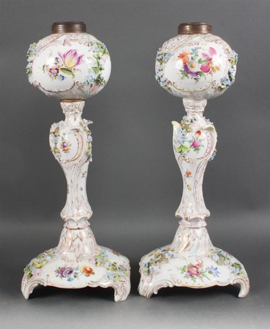 Pair of Carl Thieme porcelain oil 137d6d