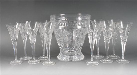 Waterford crystal champagne bucket and