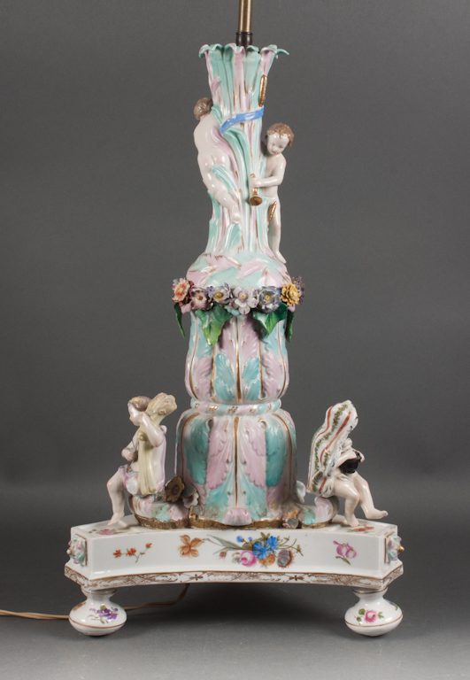 German porcelain figural table 137da9