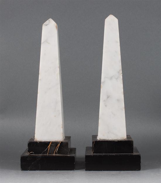 Pair of neoclassical style marble 137dcf