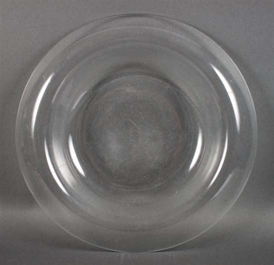 Steuben crystal centerbowl with 137ddd