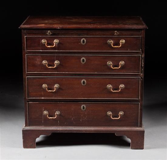 George III mahogany bachelor's