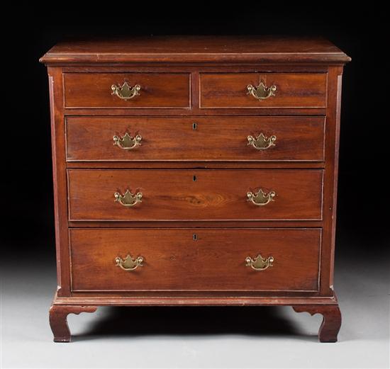 Federal walnut chest of drawers 137dff