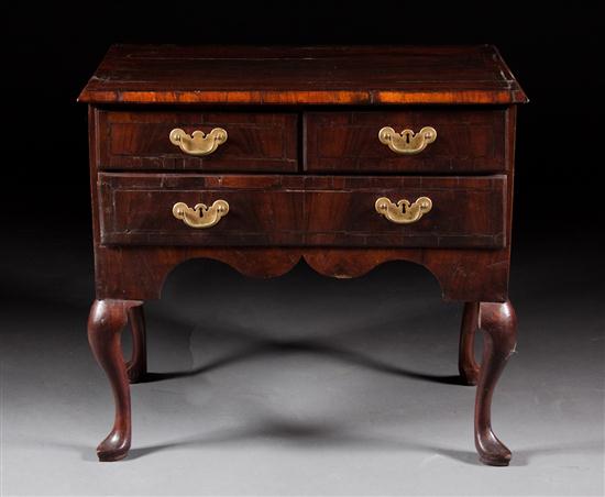 George II mahogany lowboy circa