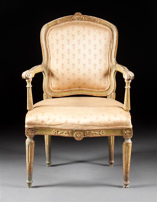 Italian Louis XVI style fauteuil 137e56