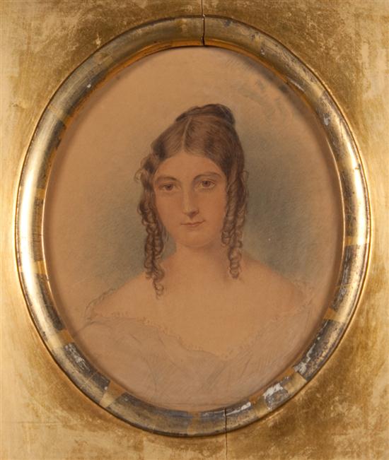 American School 19th century Portrait 137eb5