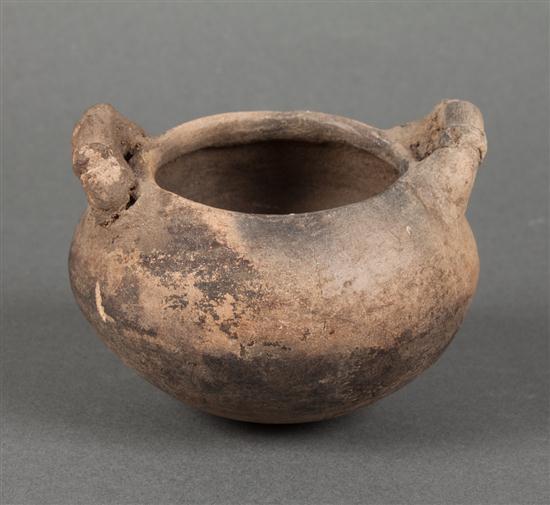 Primitive earthenware pot with 137f7a