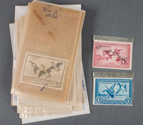 [Hunting Permit Stamps] Collection