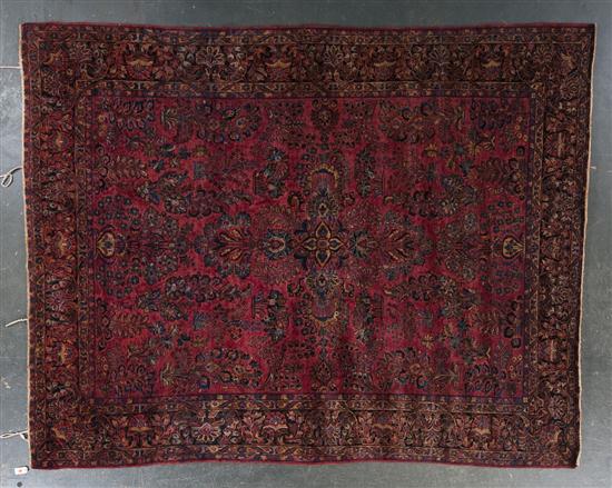 Antique Sarouk rug Persia circa