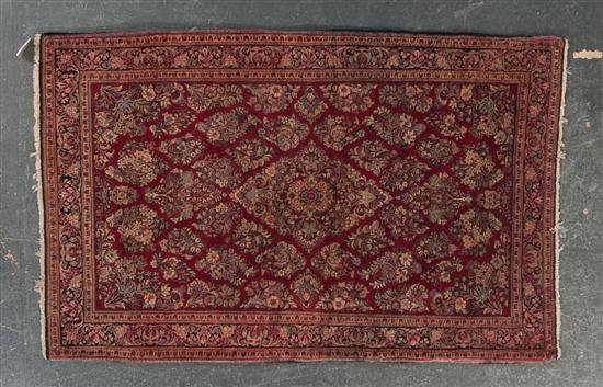 Semi-antique Sarouk rug Iran circa