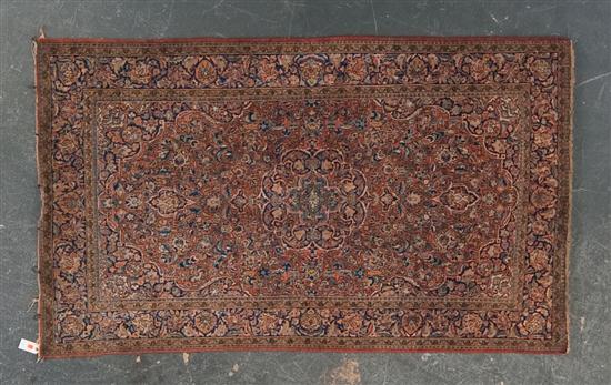 Semi antique Keshan rug Persia 137fbb