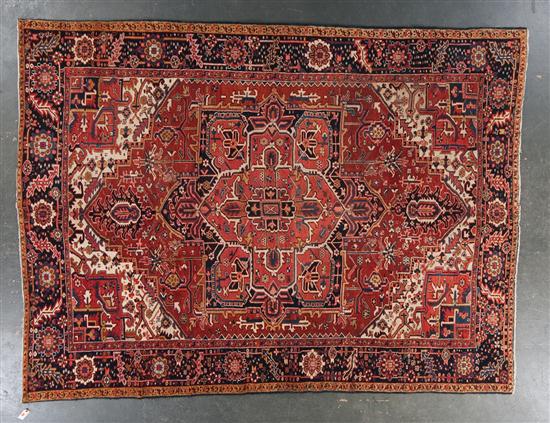 Semi antique Herez carpet Persia 137fc4