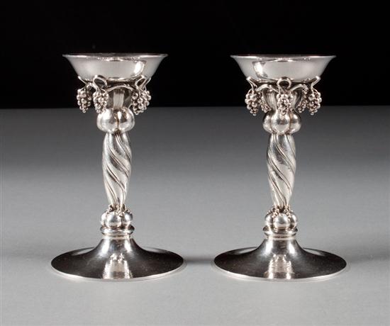 Pair of Danish sterling silver 13801a