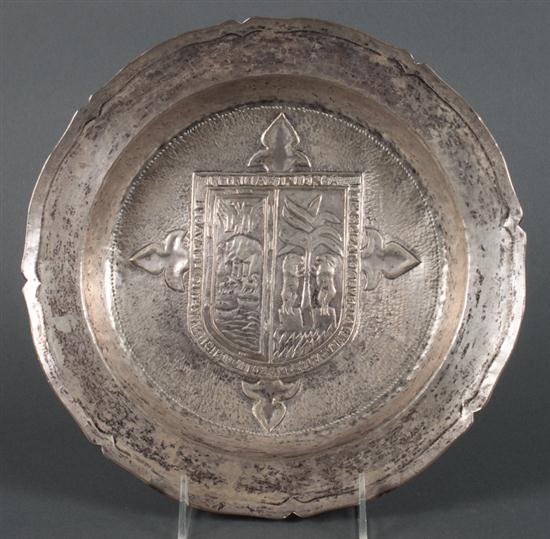 Continental armorial repousse decorated 138041