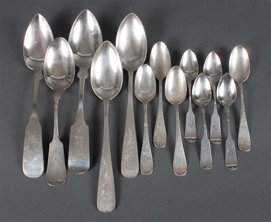 Assorted American and Continental sterling