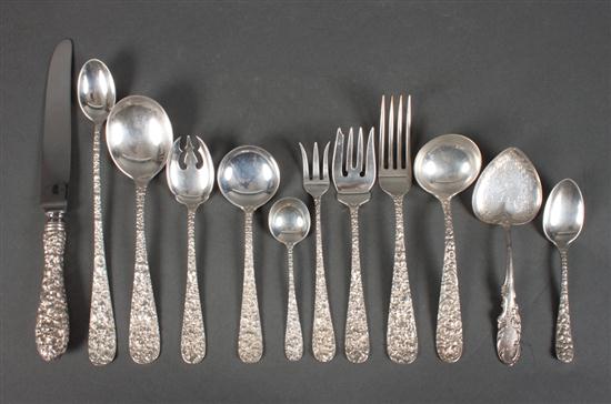 Fine large set of American sterling 1380b7