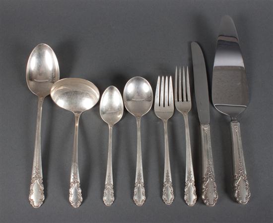 Set of American sterling silver