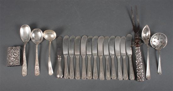 Assortment of American sterling 1380bf