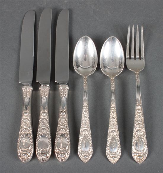 Six pieces of American sterling 1380c7