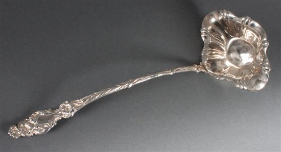 Sterling silver punch ladle in