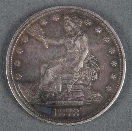 United States silver trade dollar 138102
