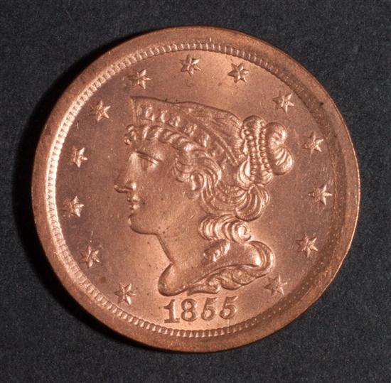 United States coronet type copper 13815a