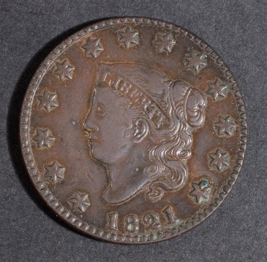 United States coronet type copper 138168
