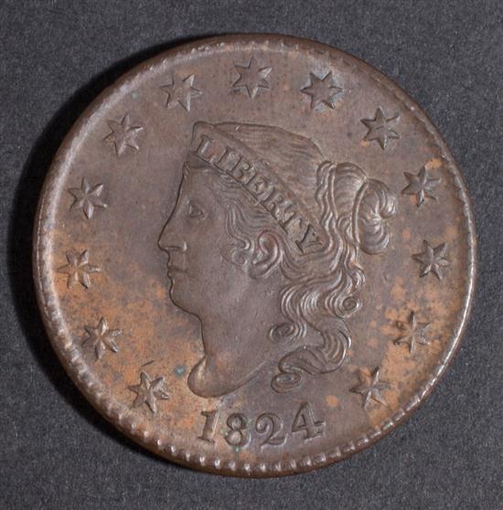 United States coronet type copper 138169