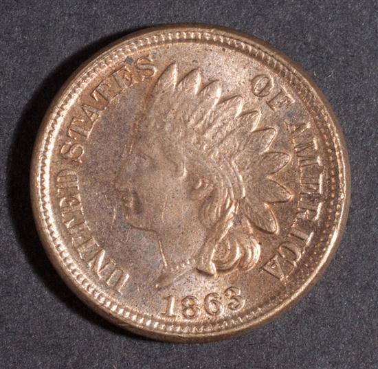 Four United States Indian head