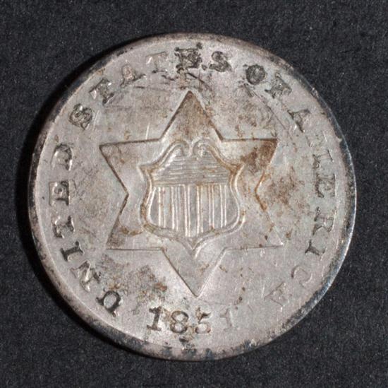 United States silver three-cent