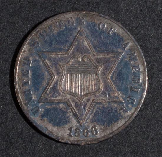 United States silver three-cent