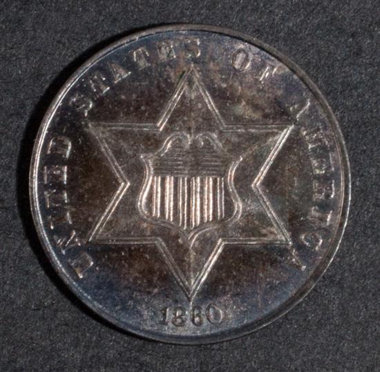 United States silver three cent 1381c1