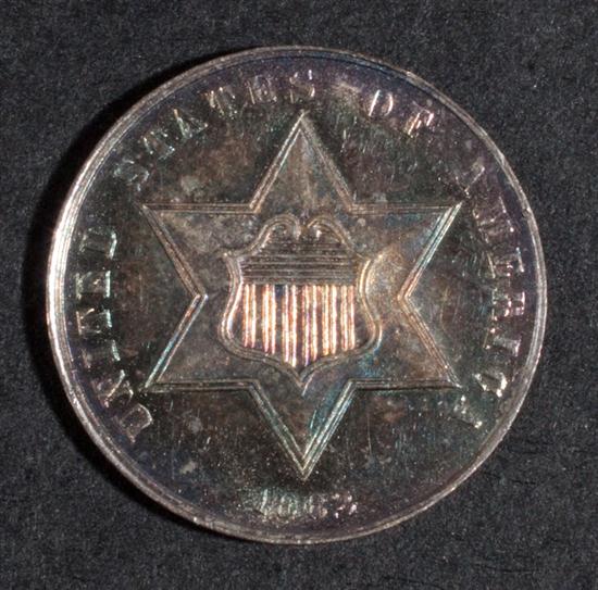 United States silver three-cent