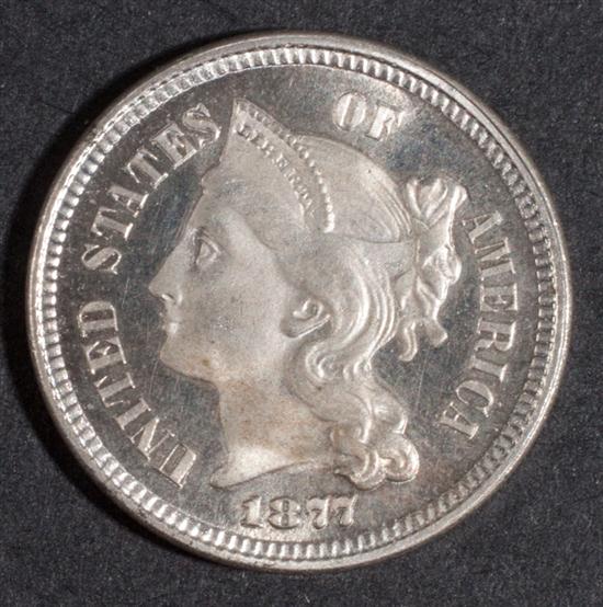 United States nickel three cent 1381d9