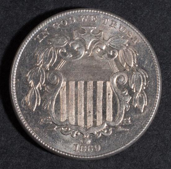 United States Shield type nickel