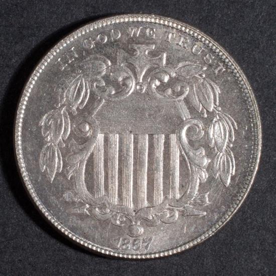 United States shield type nickel