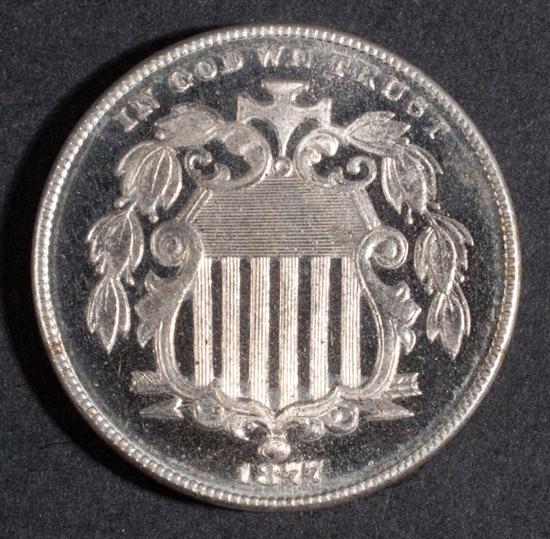 United States Shield type nickel 1381f6