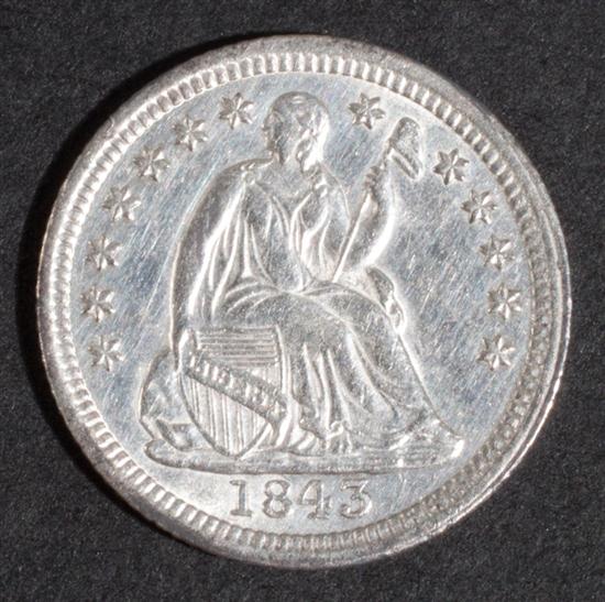 Two United States seated Liberty 13822d
