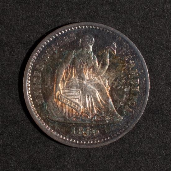 United States seated Liberty type 13823a