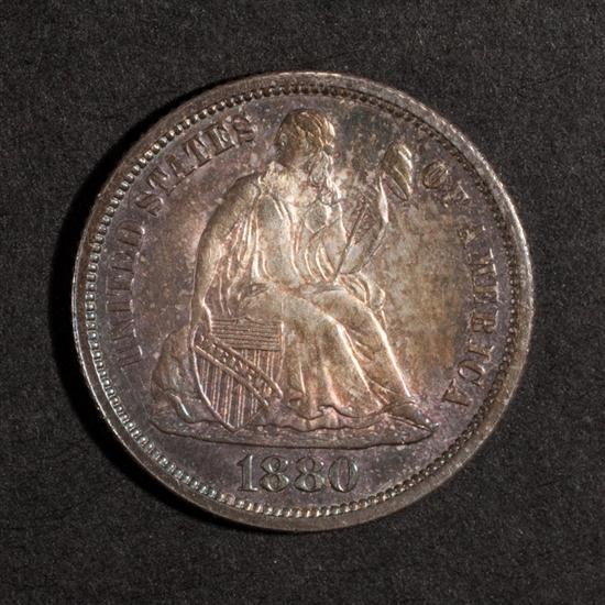 United States seated Liberty type 138259