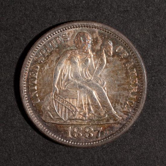 United States seated Liberty type 138260