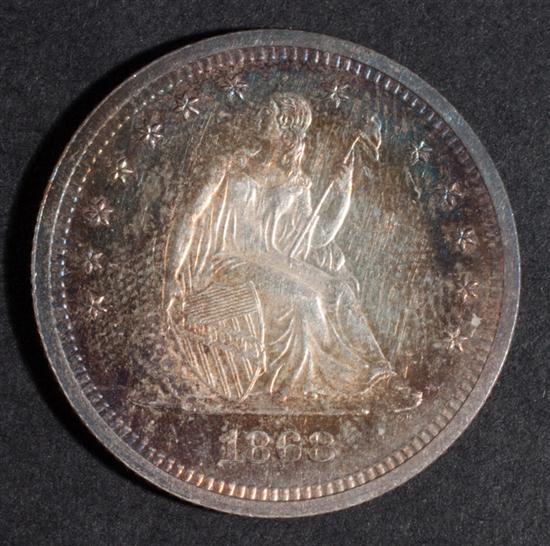 United States seated Liberty type silver