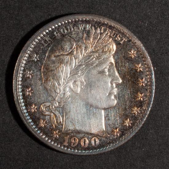 United States Barber type silver