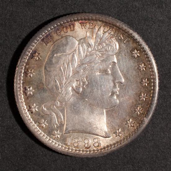 United States Barber type silver