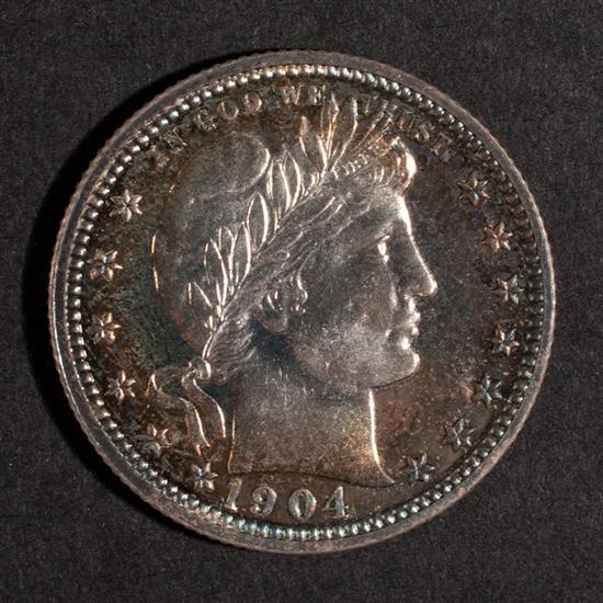 United States Barber type silver