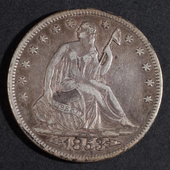 Eight United States seated Liberty