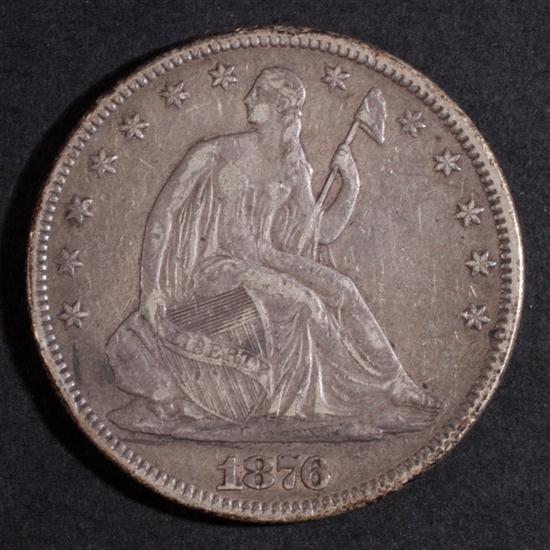 Seven United States seated Liberty