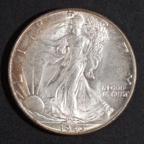 Eight United States walking Liberty