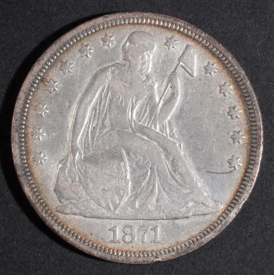 United States seated Liberty type 13837e