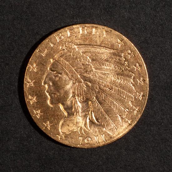 Two United States Indian head type 1383b0